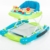 Fillikid Gehfrei Lauflernwagen 3in1 Exclusiv | Lauflernhilfe mit Spielbrett | Laufwagen mit Schaukel-Funktion | Babyschaukel 3 fach höhenverstellbar | Baby Walker mit Activity Center, Design:türkis/grün - 1
