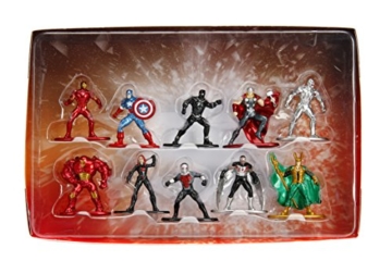 Jazwares - 98977 - Metal Figs - Marvel Figuren, 10-er Packung - 2