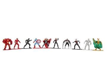 Jazwares - 98977 - Metal Figs - Marvel Figuren, 10-er Packung - 5