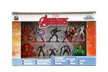 Jazwares - 98977 - Metal Figs - Marvel Figuren, 10-er Packung - 6